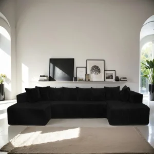 U-Shaped Customizable Living Room or Bedroom Couch