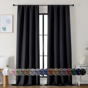 1 Panel Blackout Curtains Light Reducing Thermal Insulated