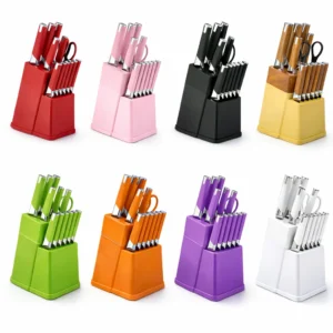 Professional Kitchen Knife Block Set