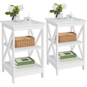 3-Tier Side Tables Set of 2