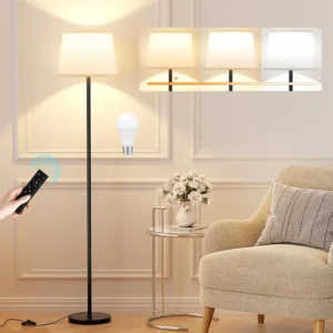 Adjustable Brightness LED Floor Lamp with Remote Control