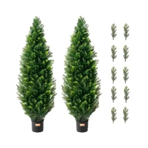 Artificial Cedar Topiary Tree Evergreen